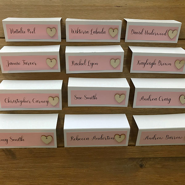 Wedding Stationery - Place Names